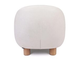 Miniaturka 3 - Fotel ergonomiczny tapicerowany drewniane nogi Mixa