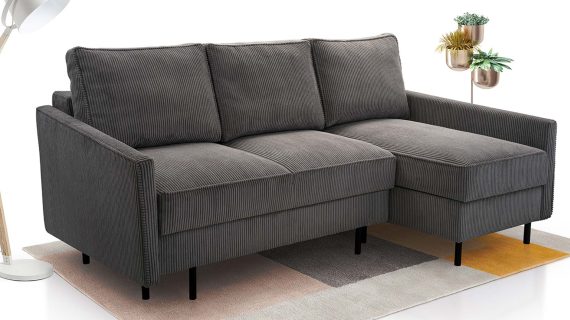 Miniaturka 25 - Kanapa Loftowa Z Pojemnikiem Rozkładana Zenda