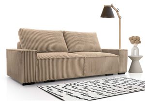 Miniaturka 16 - Beżowy fotel w tkaninie Tilia z komfortowym oparciem