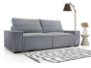 Miniaturka 21 - Fotel wypoczynkowy w jasnej szarej tkaninie Tilia