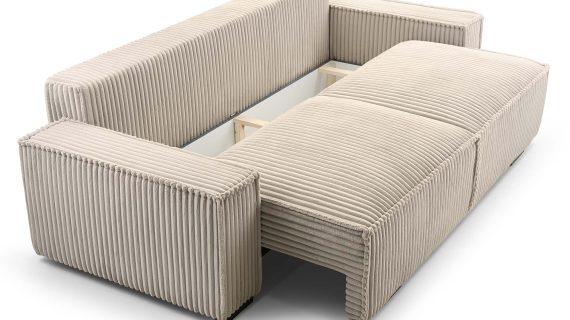 Miniaturka 10 - Kanapa Nowoczesna Rozkładana Z Pojemnikiem Looshi