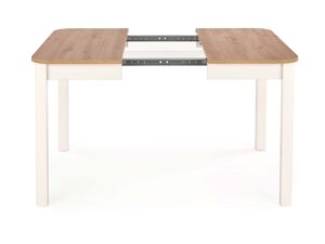 Miniaturka 4 - Stół rozkładany dąb artisan z białymi nogami i prowadnicami