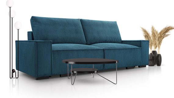 Miniaturka 14 - Kanapa Nowoczesna Rozkładana Z Pojemnikiem Looshi