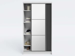 Miniaturka 18 - Pojemna szafa przesuwna z lustrem Kerem