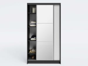 Miniaturka 36 - Pojemna szafa przesuwna z lustrem Kerem