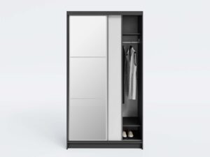 Miniaturka 40 - Pojemna szafa przesuwna z lustrem Kerem