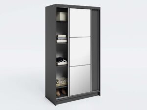 Miniaturka 42 - Pojemna szafa przesuwna z lustrem Kerem