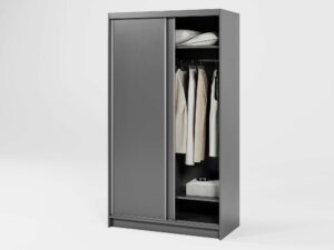 Miniaturka 50 - Pojemna szafa przesuwna z lustrem Kerem