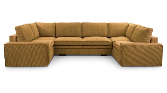 Miniaturka 4 - Narożnik Nowoczesny Sprężyny Faliste Moa U