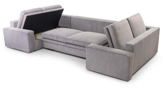 Miniaturka 7 - Narożnik Nowoczesny Sprężyny Faliste Moa U