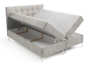 Miniaturka 11 - Łóżko kontynentalne z otwartym pojemnikiem na pościel