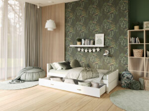 Miniaturka 10 - Klasyczne łóżko jednoosobowe Amara