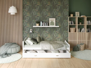 Miniaturka 12 - Klasyczne łóżko drewniane jednoosobowe Amara