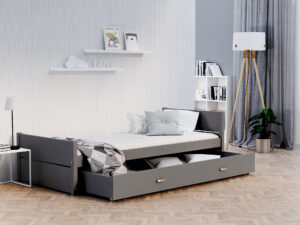 Miniaturka 15 - Klasyczne łóżko drewniane jednoosobowe Amara