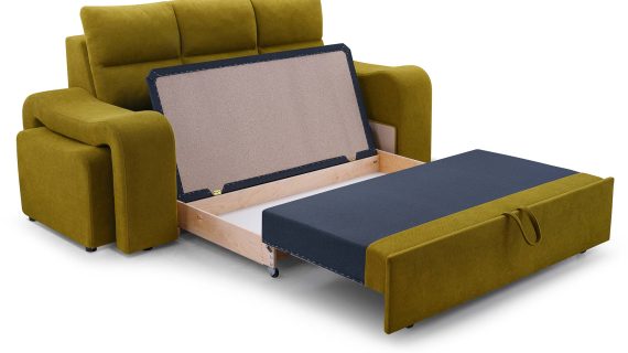 Miniaturka 11 - Kanapa Loftowa Rozkładana Z Pojemnikiem Zowi