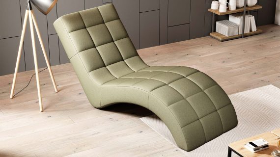 Miniaturka 9 - Szezlong skórzany nowoczesny Laguna