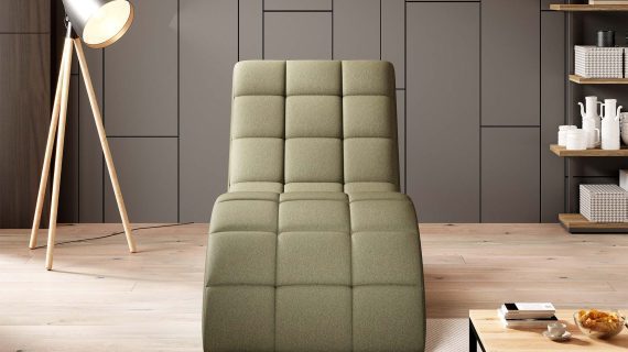 Miniaturka 10 - Szezlong skórzany nowoczesny Laguna