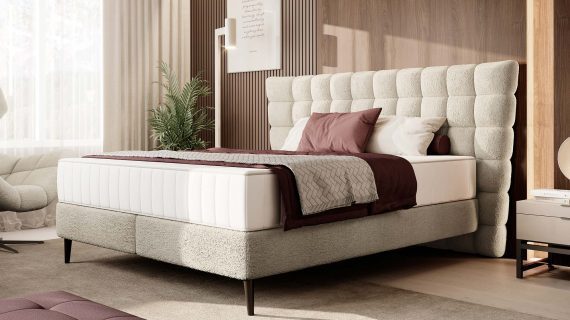 Miniaturka 8 - Łóżko tapicerowane pikowane Inferno