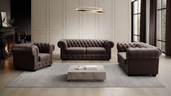 Miniaturka 2 - Sofa klasyczna pikowana CHESTERFIELD 2