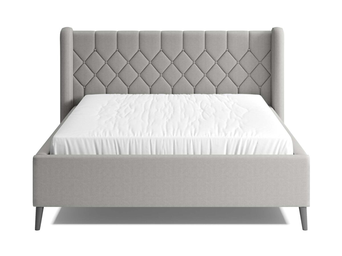 Łóżko tapicerowane eleganckie do sypialni DIANA