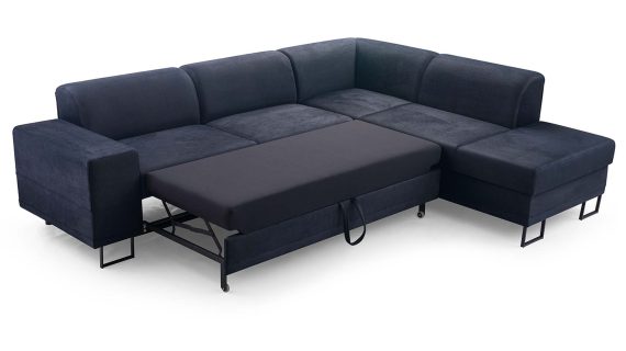 Miniaturka 4 - Kanapa Loftowa Sprężyny Faliste Rozkładana Zolya