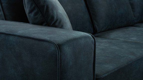 Miniaturka 6 - Kanapa Skandynawska Z Pojemnikiem Rozkładana Lunaya