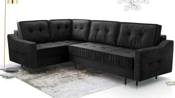 Miniaturka 24 - Kanapa Loftowa Sprężyny Faliste Rozkładana Tulano