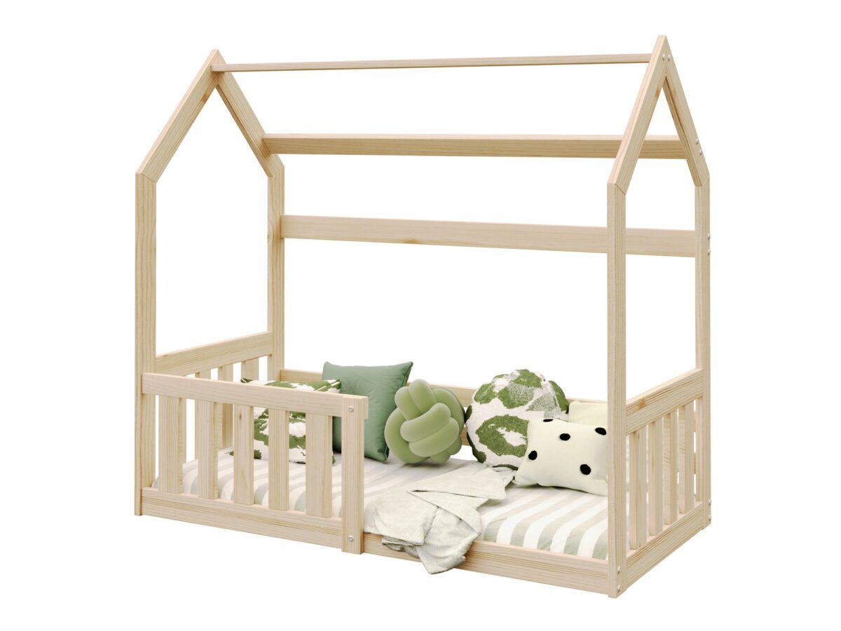Drewniane łóżko domek Coco 160×80 dla dziecka