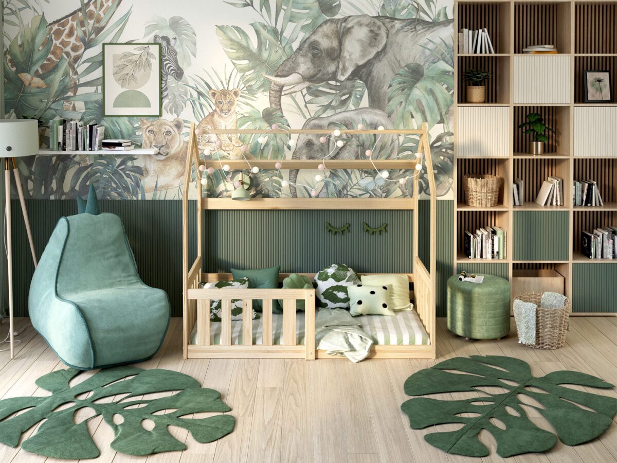 Pokój dziecięcy z motywem zwierząt