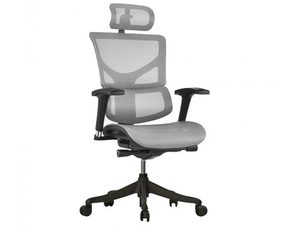 Miniaturka 3 - Biały fotel ergonomiczny ERGOFLY SAIL widok całej bryły