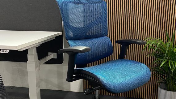 Miniaturka 2 - Ergonomiczny Fotel ERGOFLY SAIL T-04 Blue