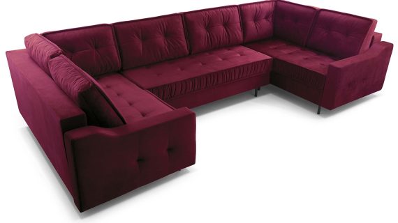 Miniaturka 4 - Narożnik Loftowy Z Pojemnikiem Rozkładany Tulano U