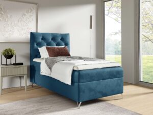 Miniaturka 21 - Loftowe łóżko z pojemnikiem automat sprężynowy Julia