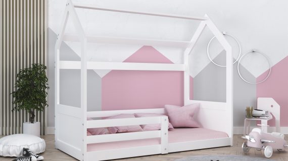 Miniaturka 10 - Łóżko domek dla dziecka Simba 1608 białe