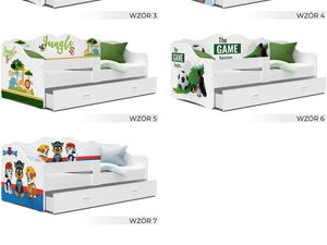 Miniaturka 30 - Łóżka dziecięce zestawienie siedmiu wzorów z bajkowymi motywami