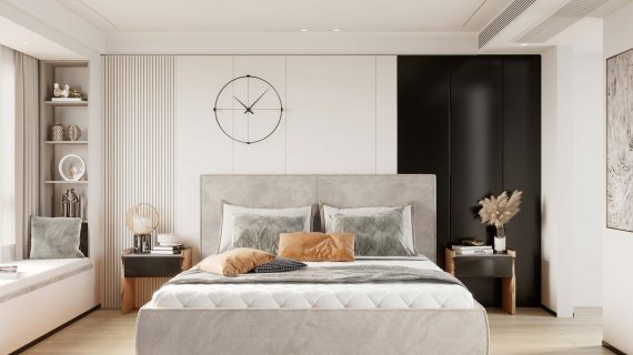 Miniaturka 5 - Łóżko tapicerowane z pojemnikiem NICOLE