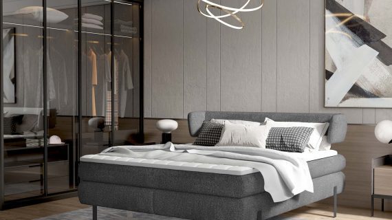 Miniaturka 5 - Łóżko kontynentalne bez pojemnika NOBILE