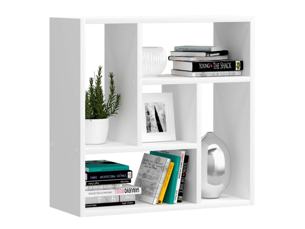 Praktyczna półka na książki i dekoracje SETTE
