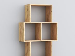 Miniaturka 4 - Półka modułowa dąb kraft z widocznym naturalnym usłojeniem