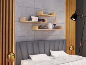 Miniaturka 14 - Zestaw półek ściennych dąb kraft OTTO