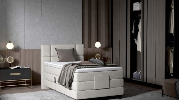 Miniaturka 9 - Łóżko kontynentalne z regulacją REY 100