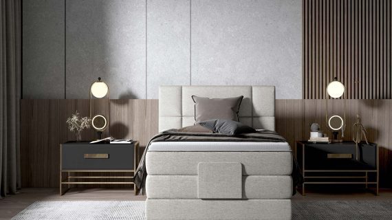 Miniaturka 11 - Łóżko kontynentalne z regulacją REY 100