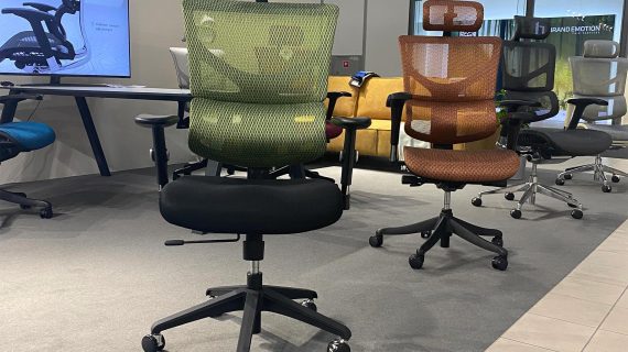 Miniaturka 3 - Ergonomiczny Fotel ERGOFLY SAIL-E T-03 Orange