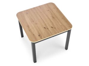 Miniaturka 8 - Stół rozkładany dąb artisan na czarnych metalowych nogach