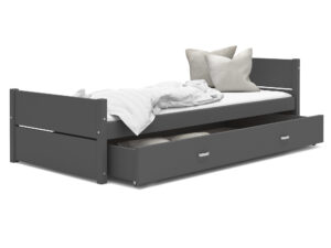 Miniaturka 3 - Klasyczne łóżko drewniane jednoosobowe Amara