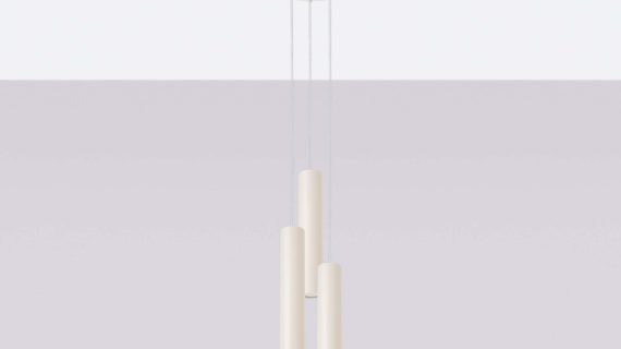 Miniaturka 4 - Lampa wisząca NOVEL 3P beżowa