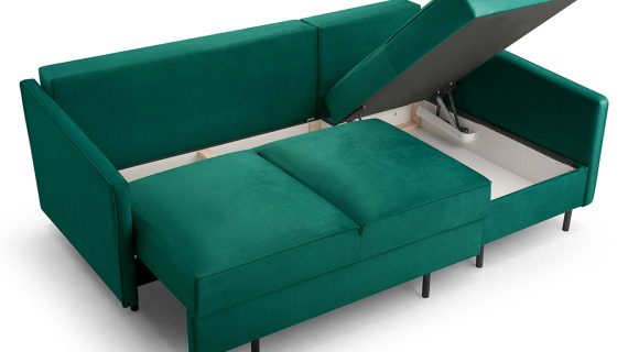 Miniaturka 13 - Kanapa Loftowa Z Pojemnikiem Rozkładana Zenda