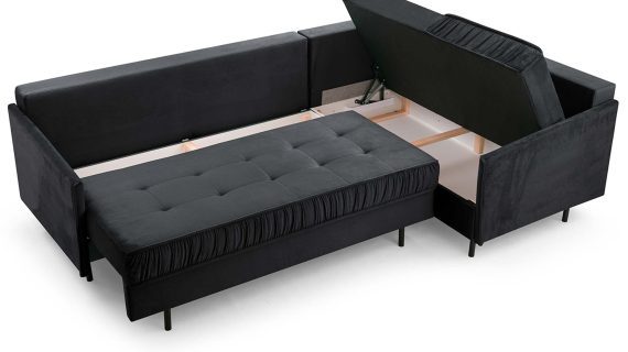 Miniaturka 14 - Kanapa Loftowa Z Pojemnikiem Rozkładana Flawka