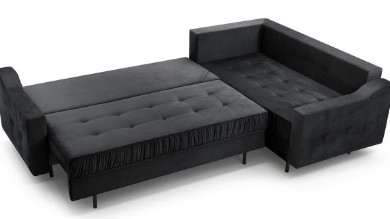 Miniaturka 19 - Kanapa Loftowa Sprężyny Faliste Rozkładana Tulano