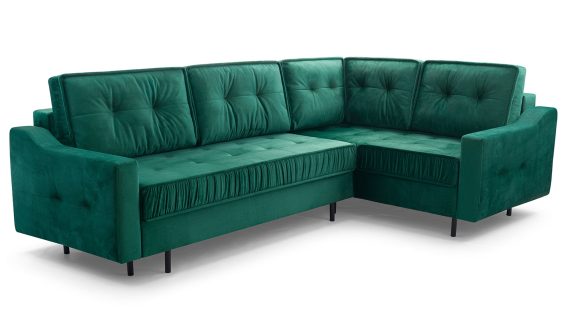 Miniaturka 9 - Kanapa Loftowa Sprężyny Faliste Rozkładana Tulano